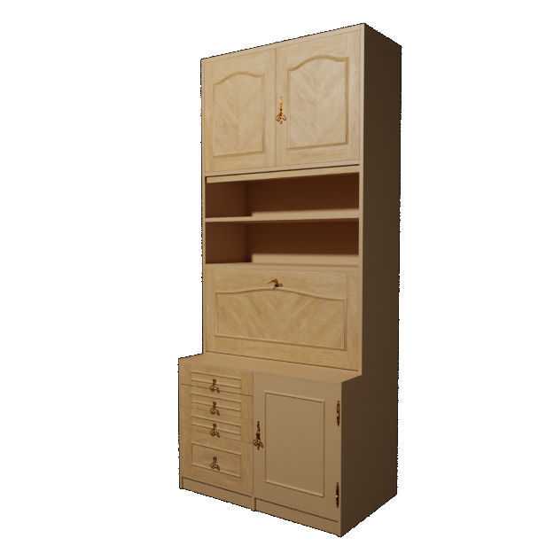 Livingroom Cabinets 3D Model Collection_9