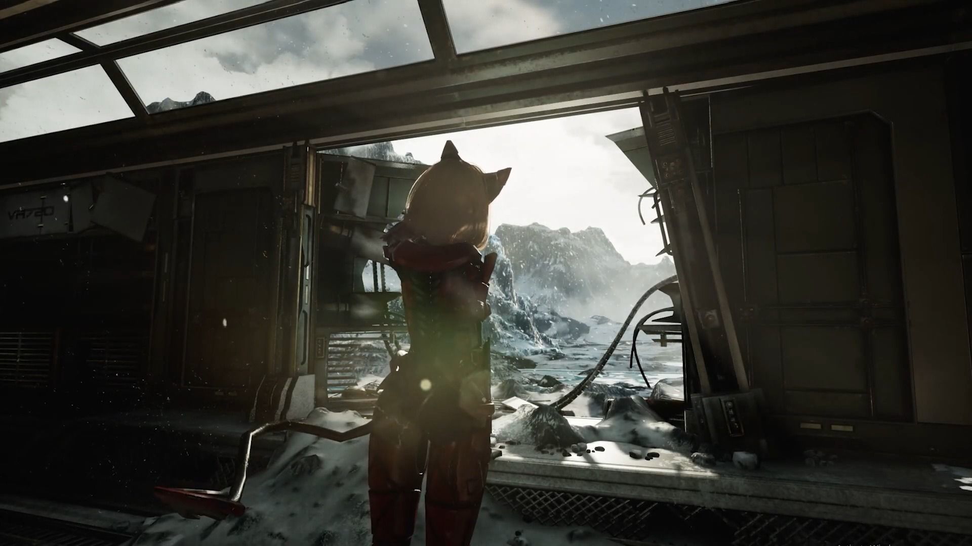 Cosmo Cat Girl - Game Ready Low-poly 3D model_32