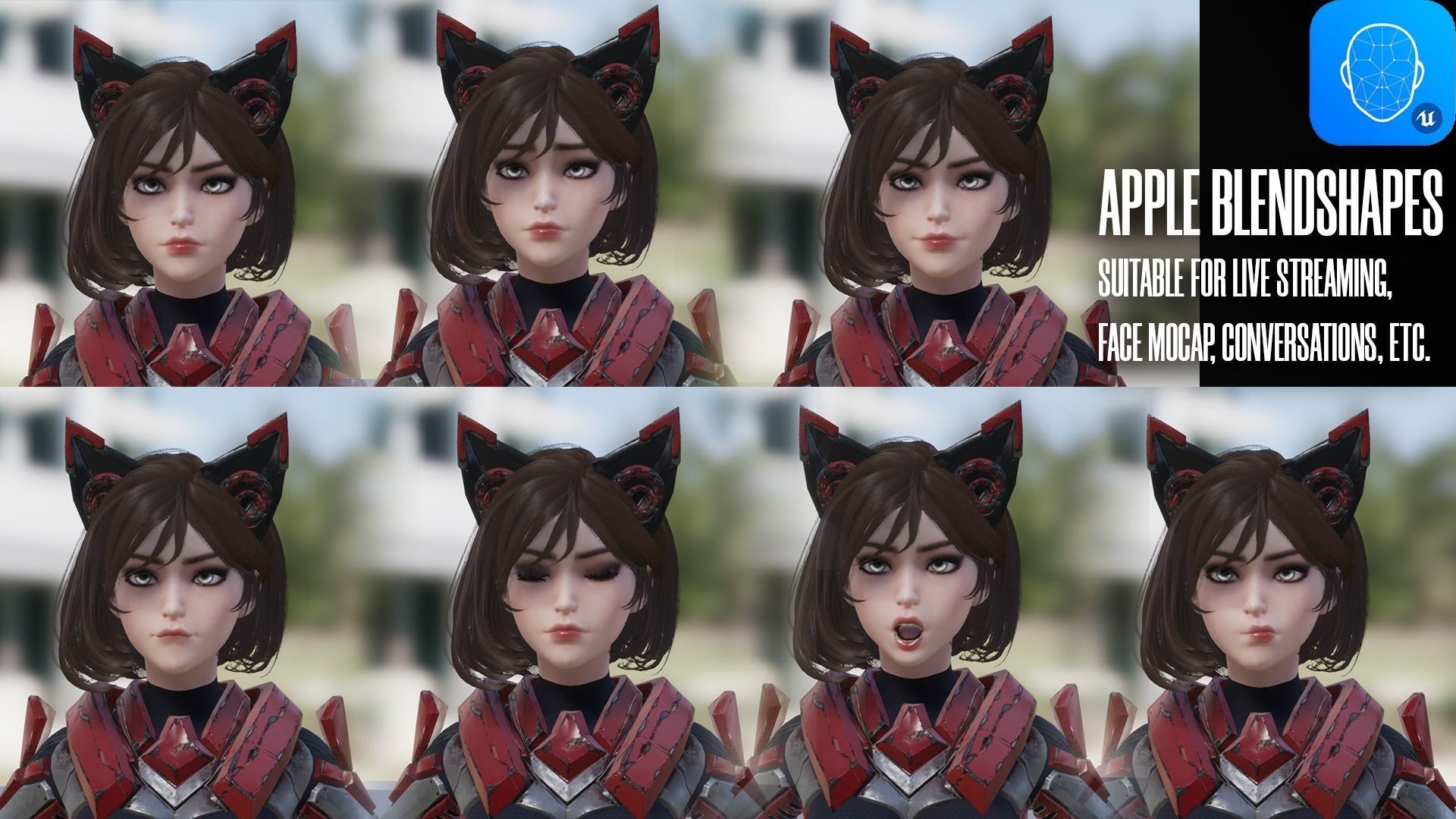 Cosmo Cat Girl - Game Ready Low-poly 3D model_18