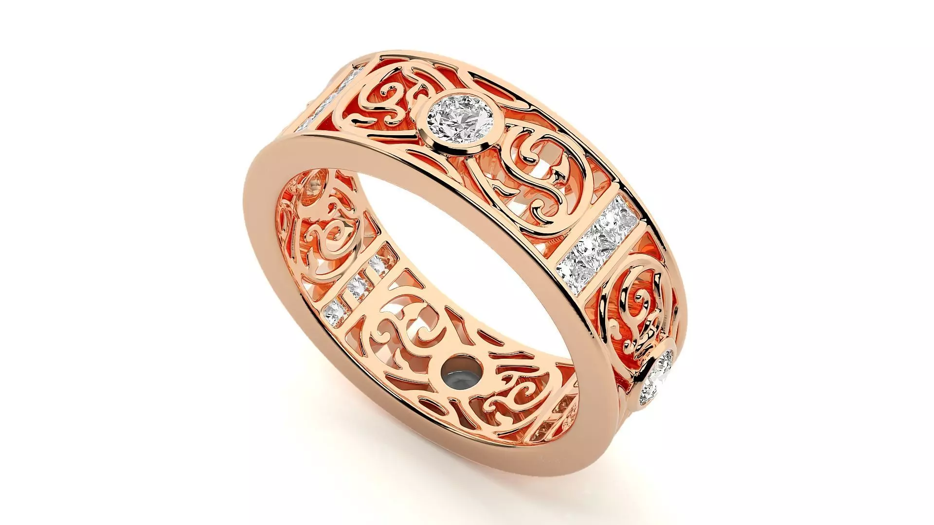 Band ring - CAD 9469 3D print model