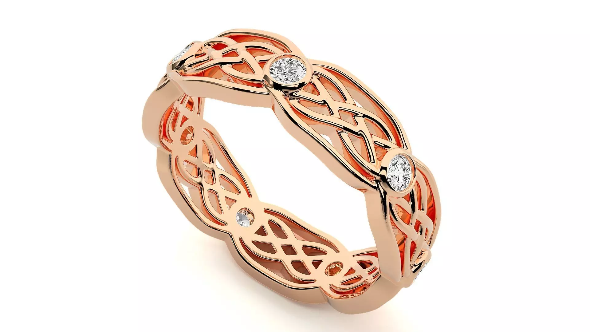 Band ring - CAD 8417 3D print model