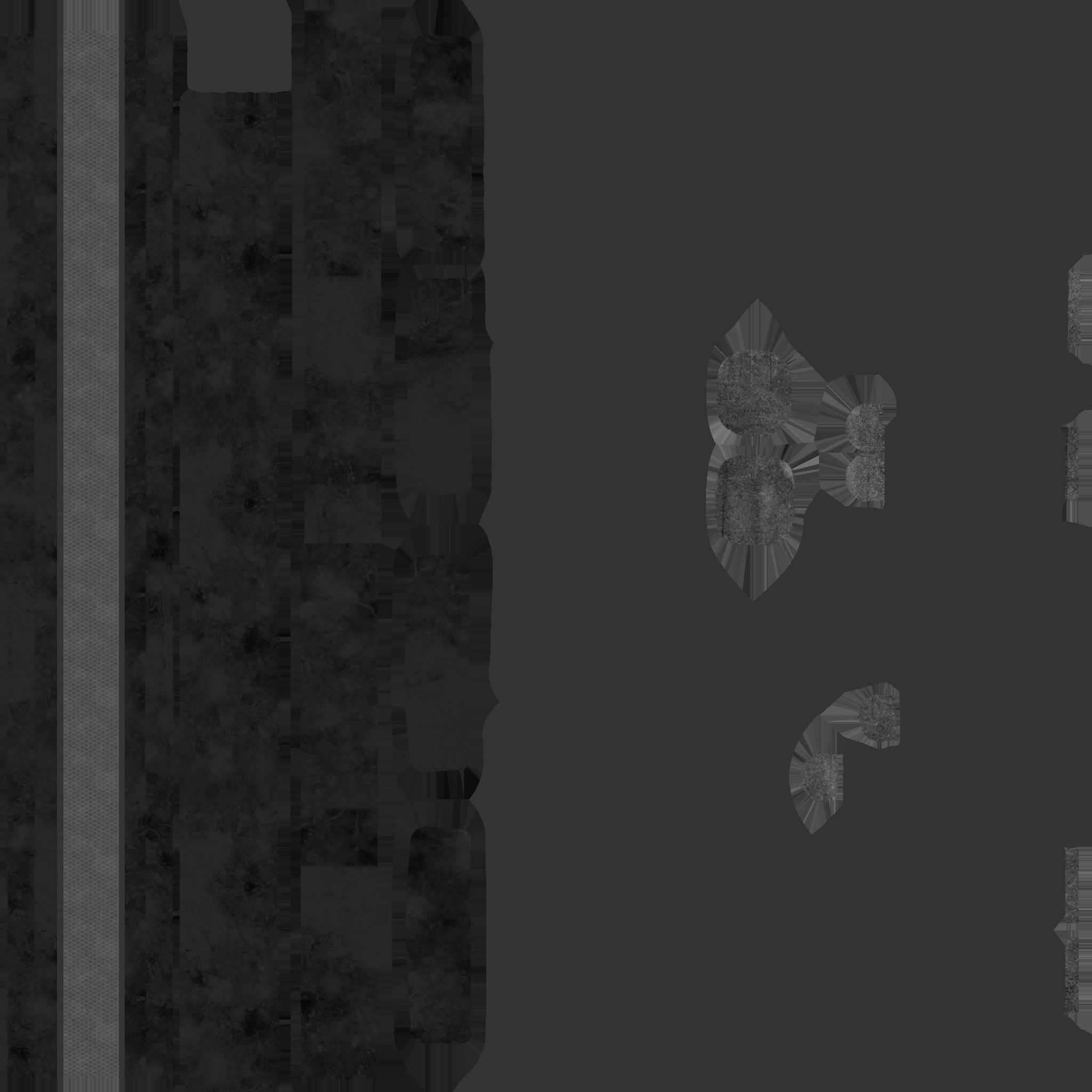 Choker Collar C02 Black Gold - Character Design Punk Gothic Low-poly 3D model_12