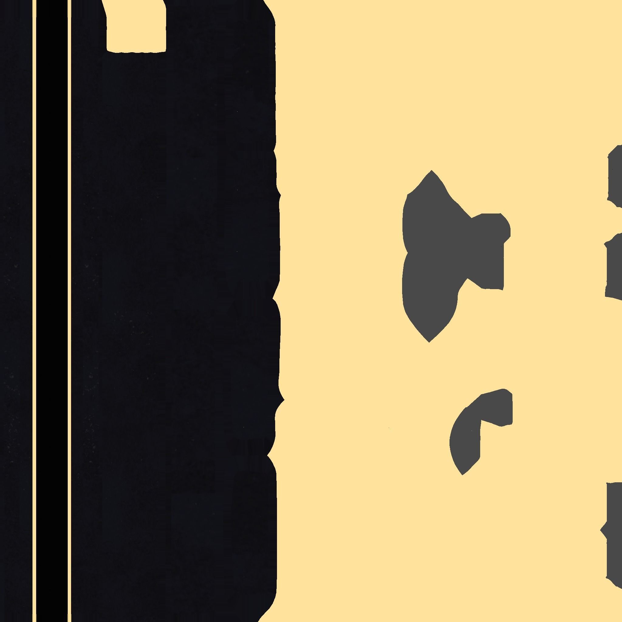 Choker Collar C02 Black Gold - Character Design Punk Gothic Low-poly 3D model_14