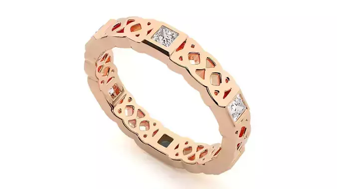 Band ring - CAD 138 3D print model
