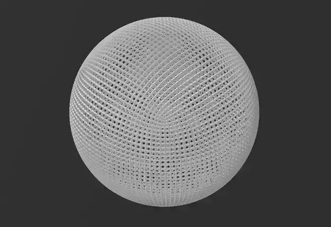 Quadrilateral polygon lattice sphere