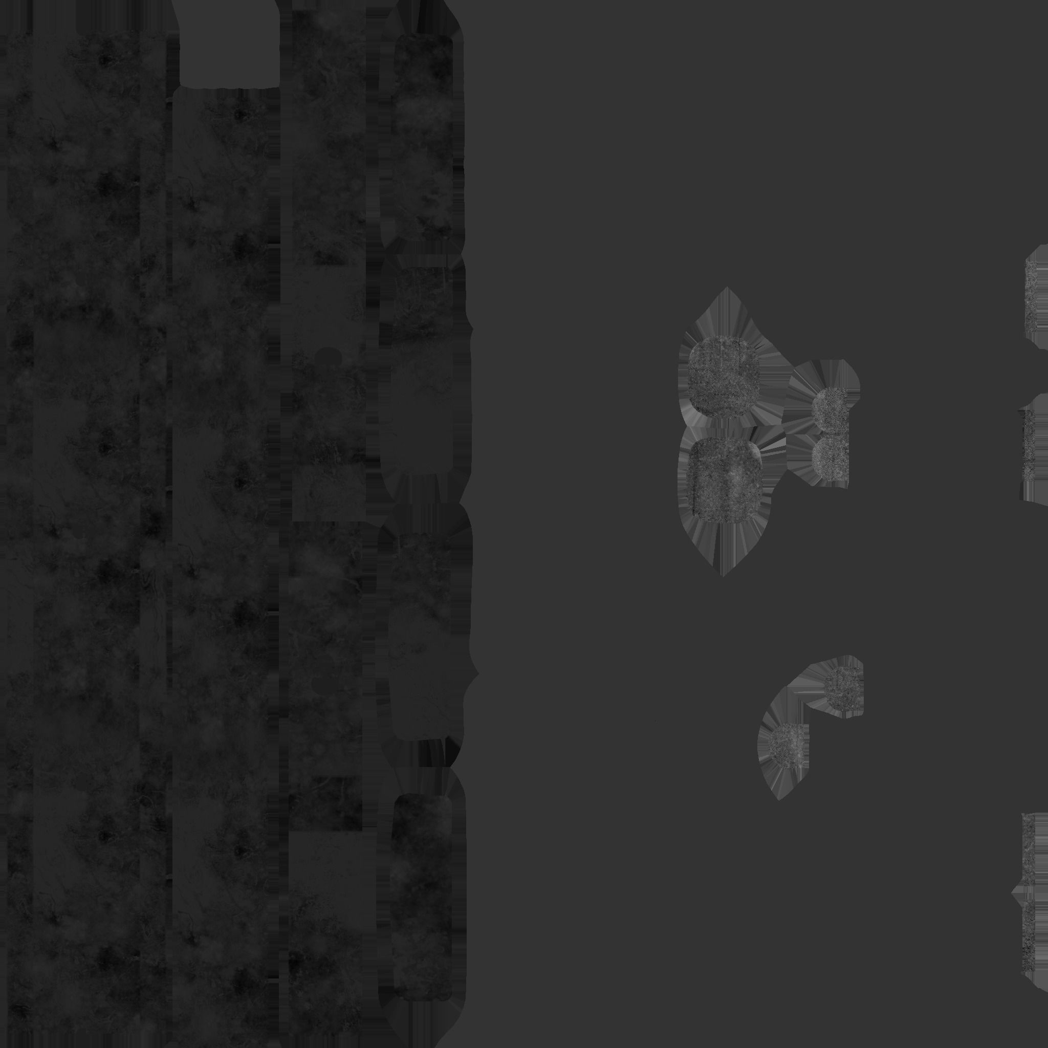 Choker Collar C05 Black Skull - Character Design Punk Gothic Low-poly 3D model_20