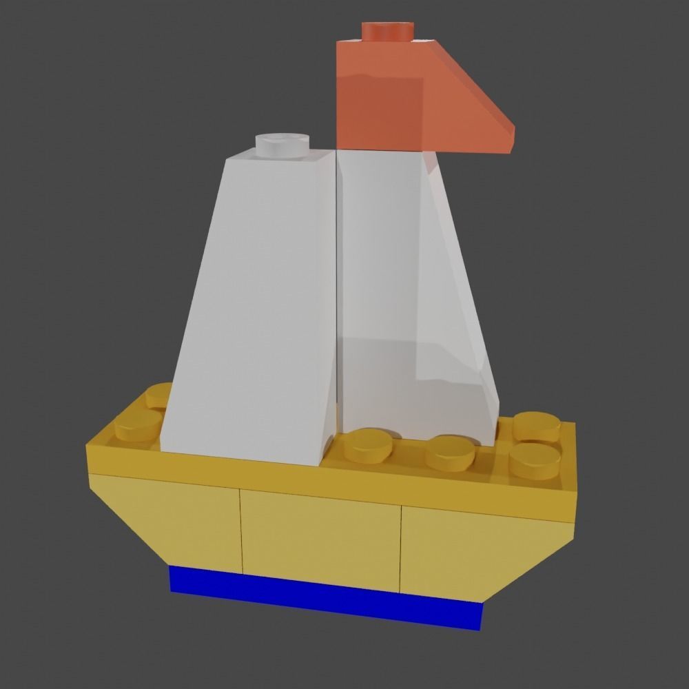 lego boad 3D print model_2