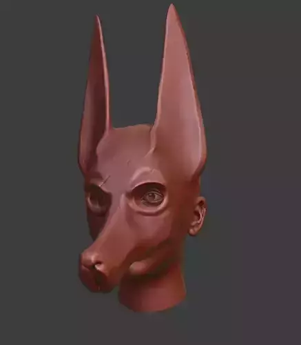 for printing - Anubis Mask 3D print model