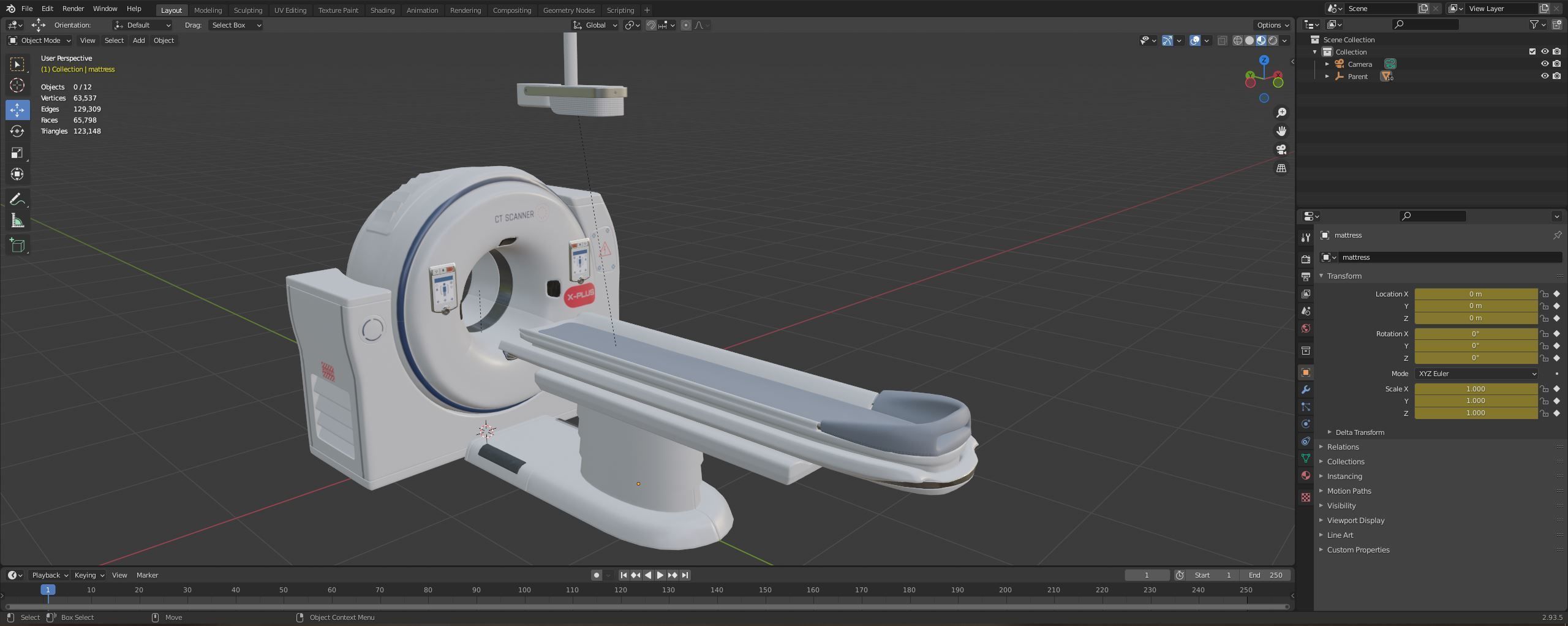 CT Scanner 3D model | CGTrader