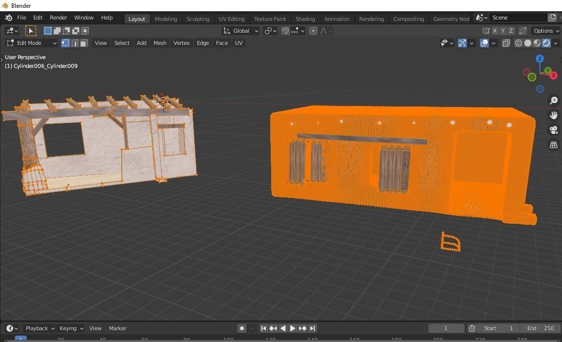 desert house 3D model_1
