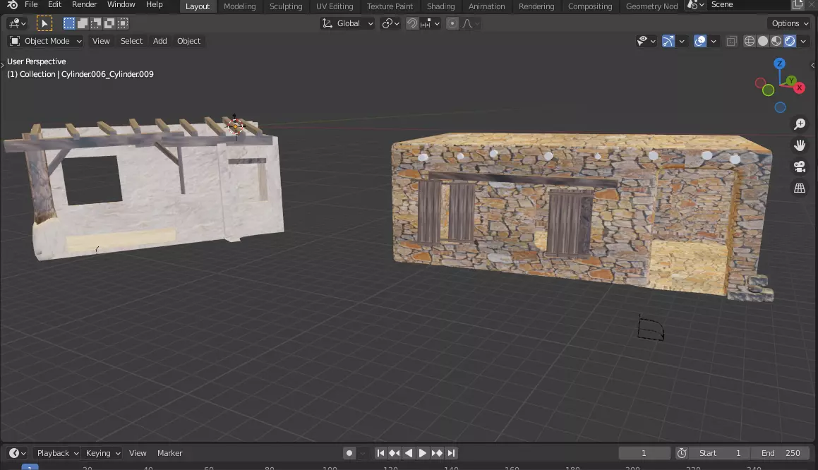 desert house 3D model_0