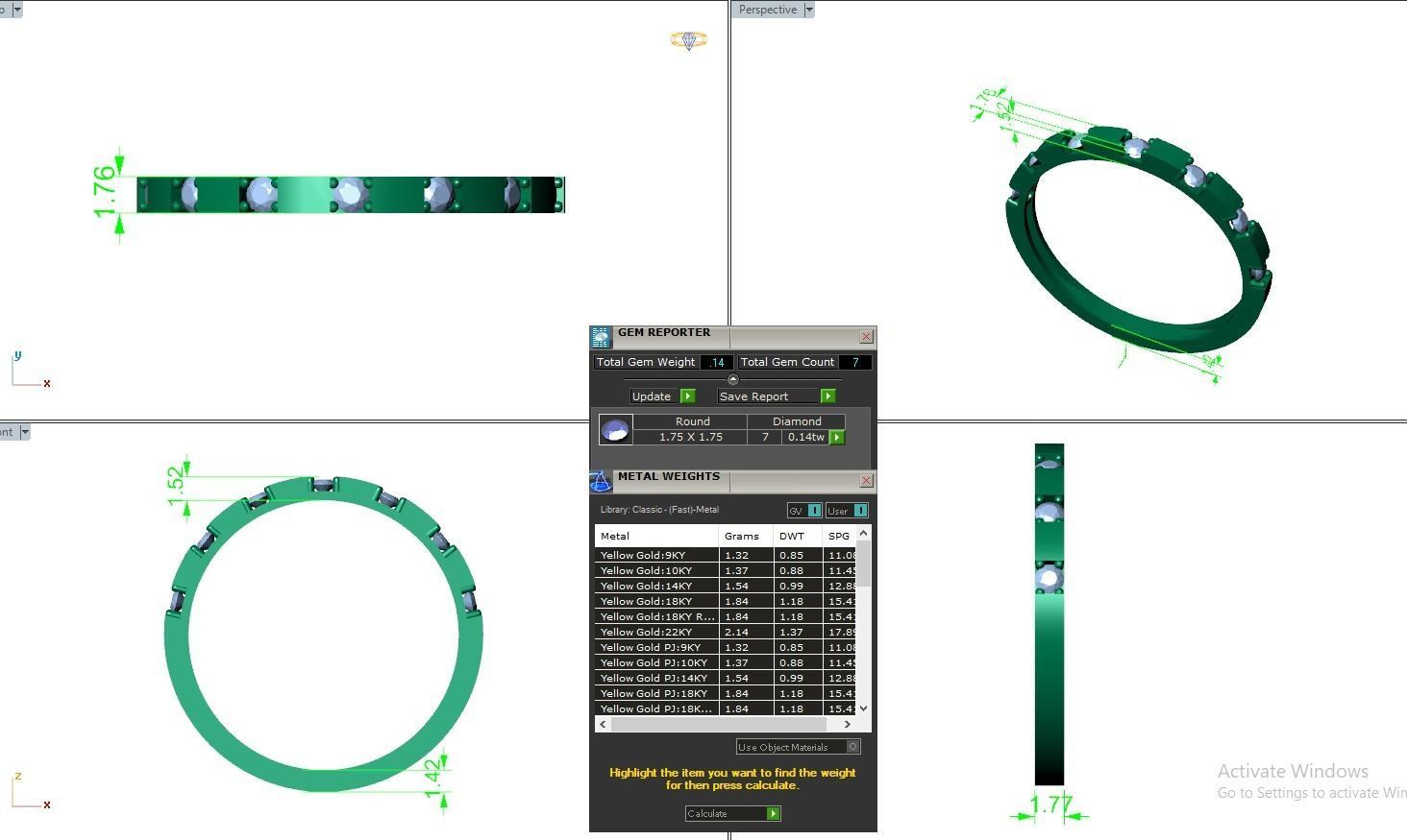 Band ring - Z - Demo 15 3D print model_9