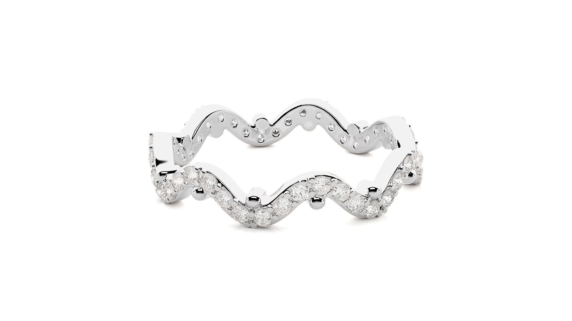 Band ring - CAD 9055 3D print model_3