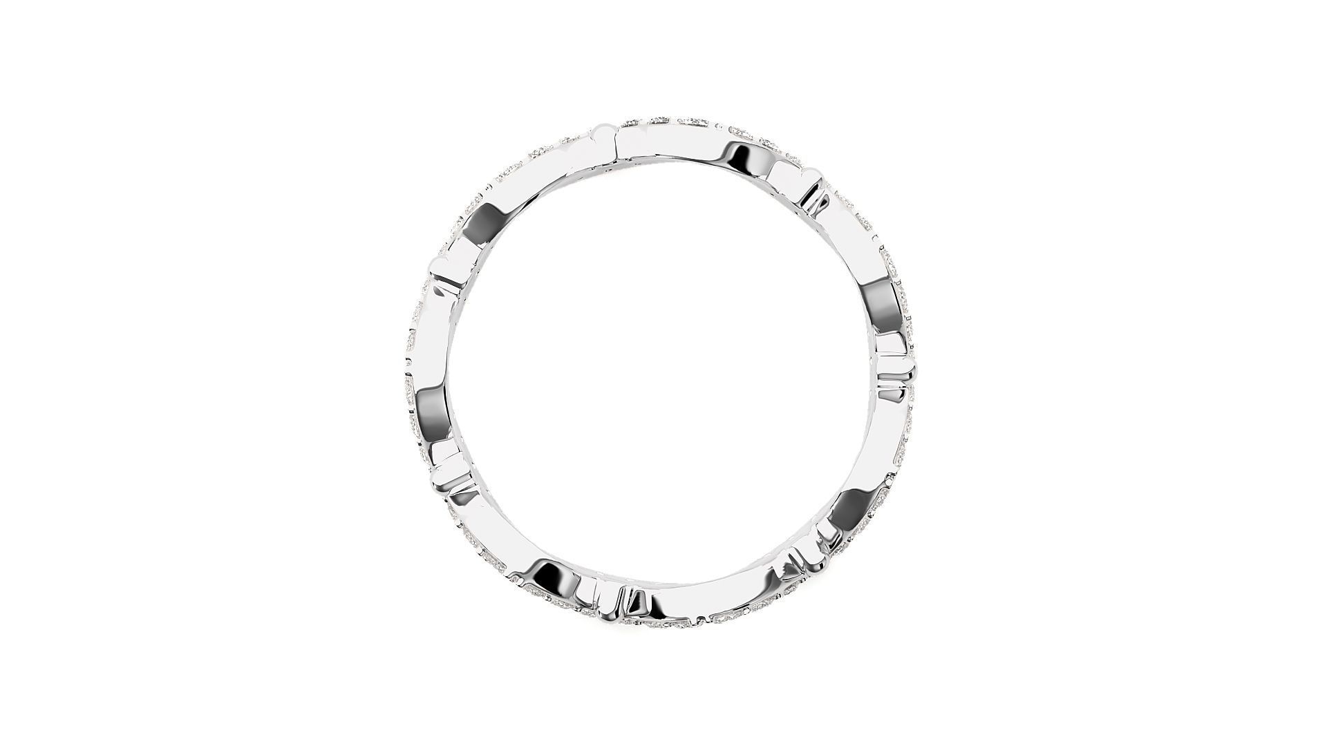 Band ring - CAD 9055 3D print model_5