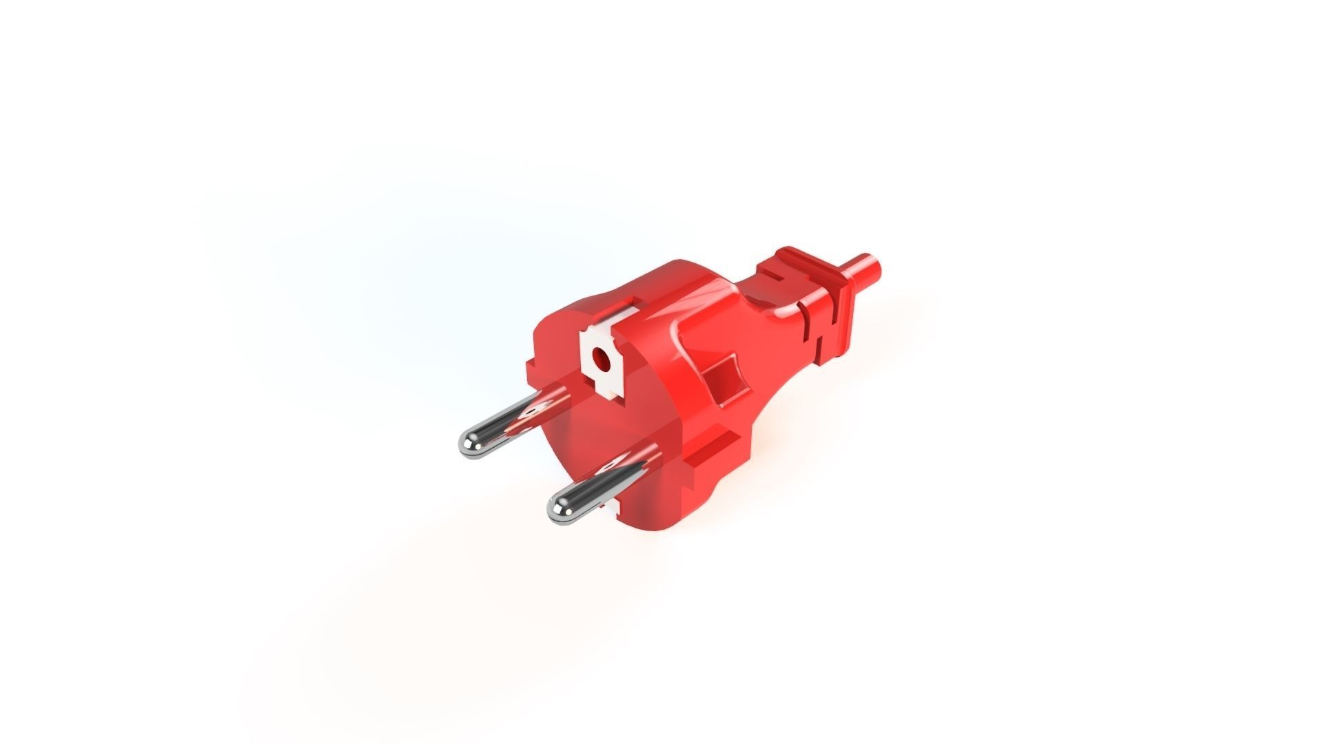 ELECTRICAL SOCKET Low-poly 3D model_1