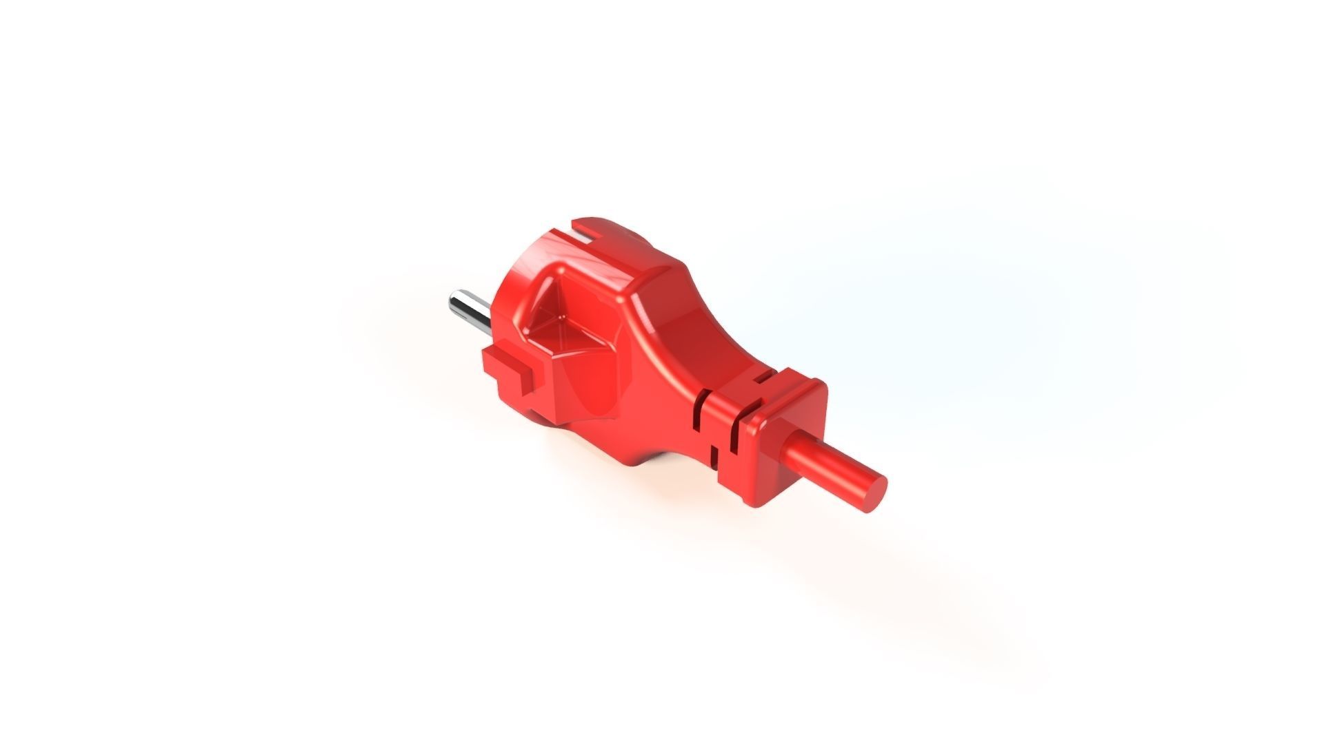 ELECTRICAL SOCKET Low-poly 3D model_4