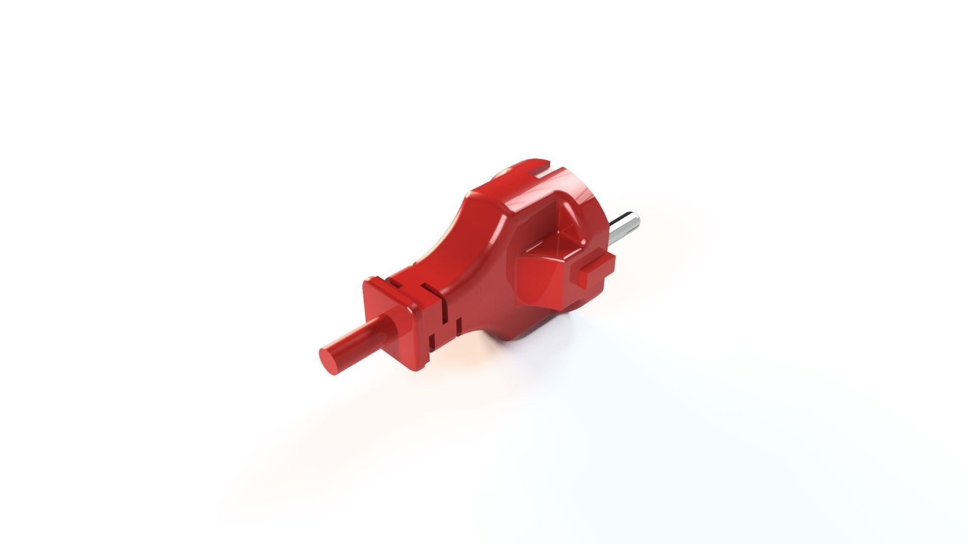 ELECTRICAL SOCKET Low-poly 3D model_5