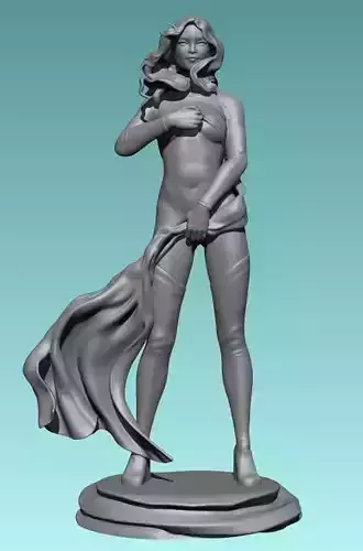 Sexy Supergirl 3D print model