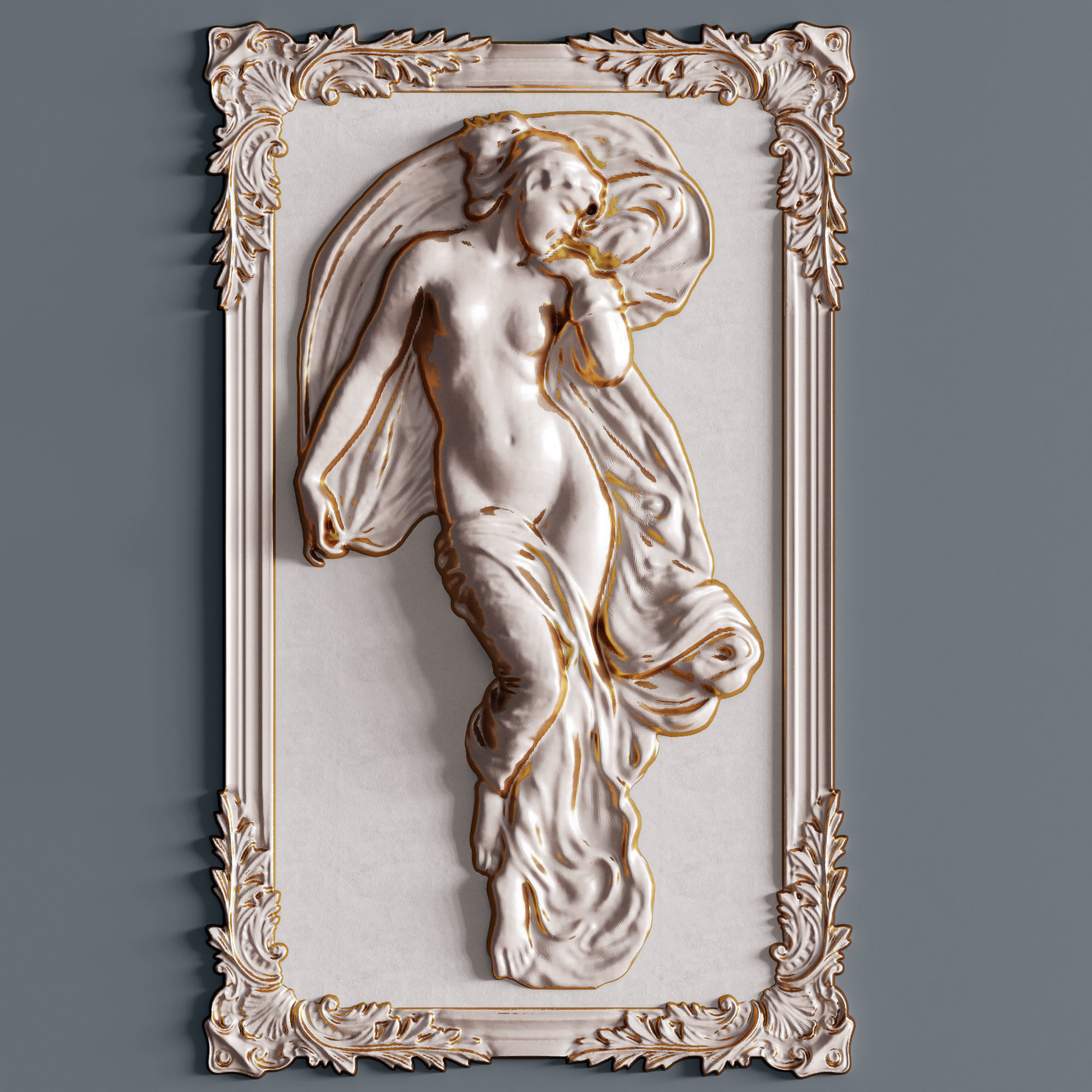 woman plaster 5 2015 3D model_2