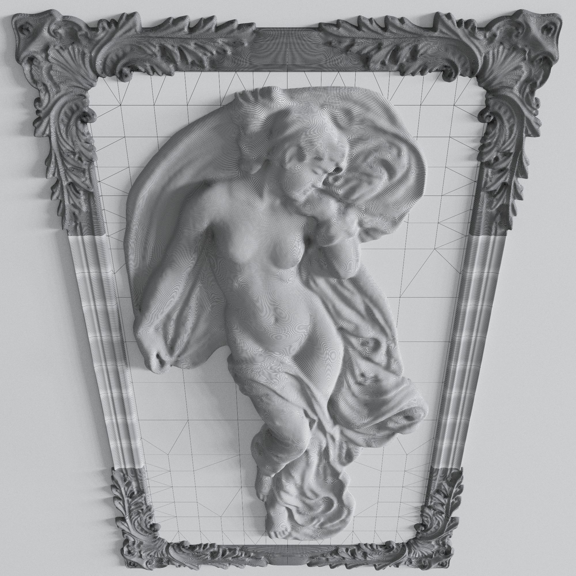 woman plaster 5 2015 3D model_5