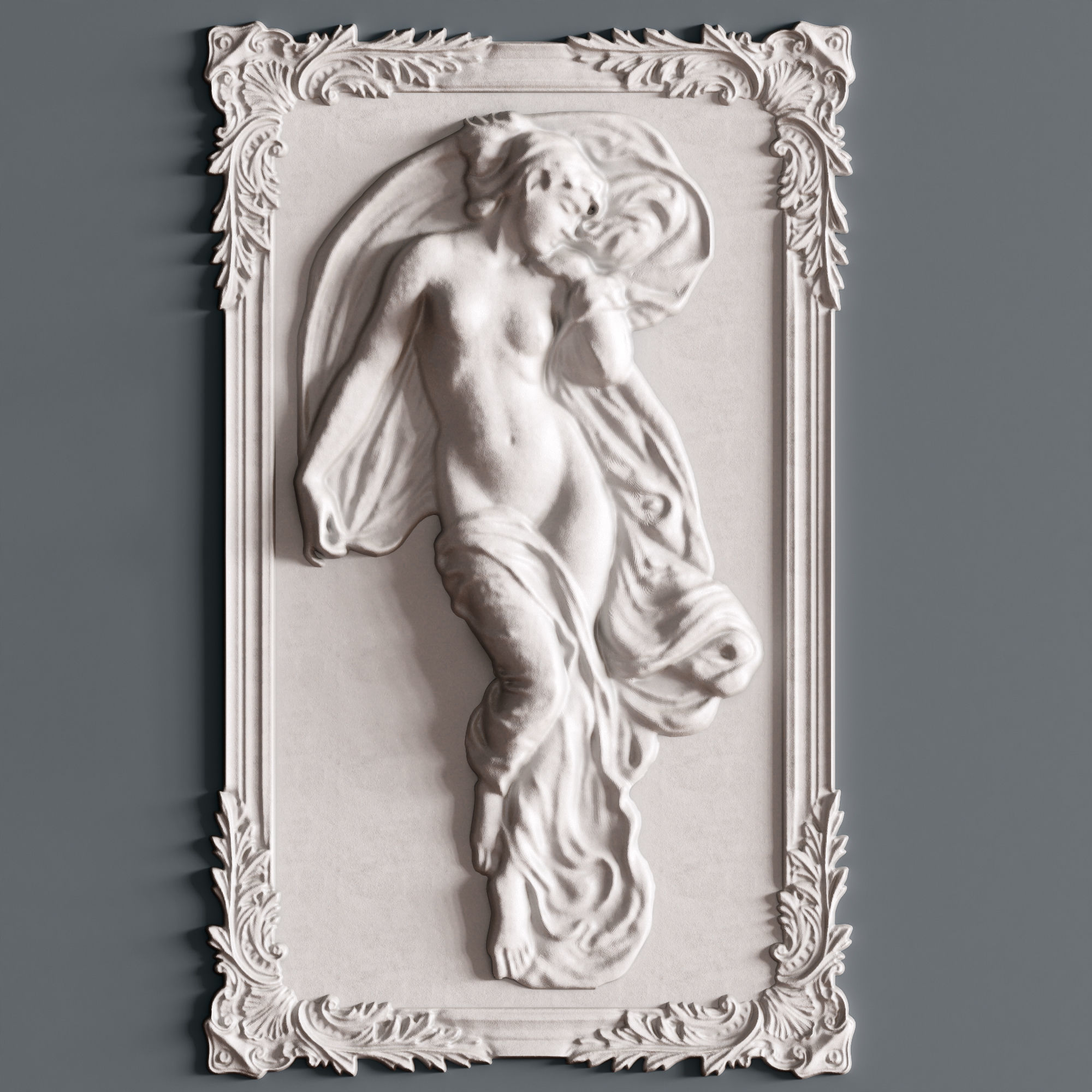 woman plaster 5 2015 3D model_3