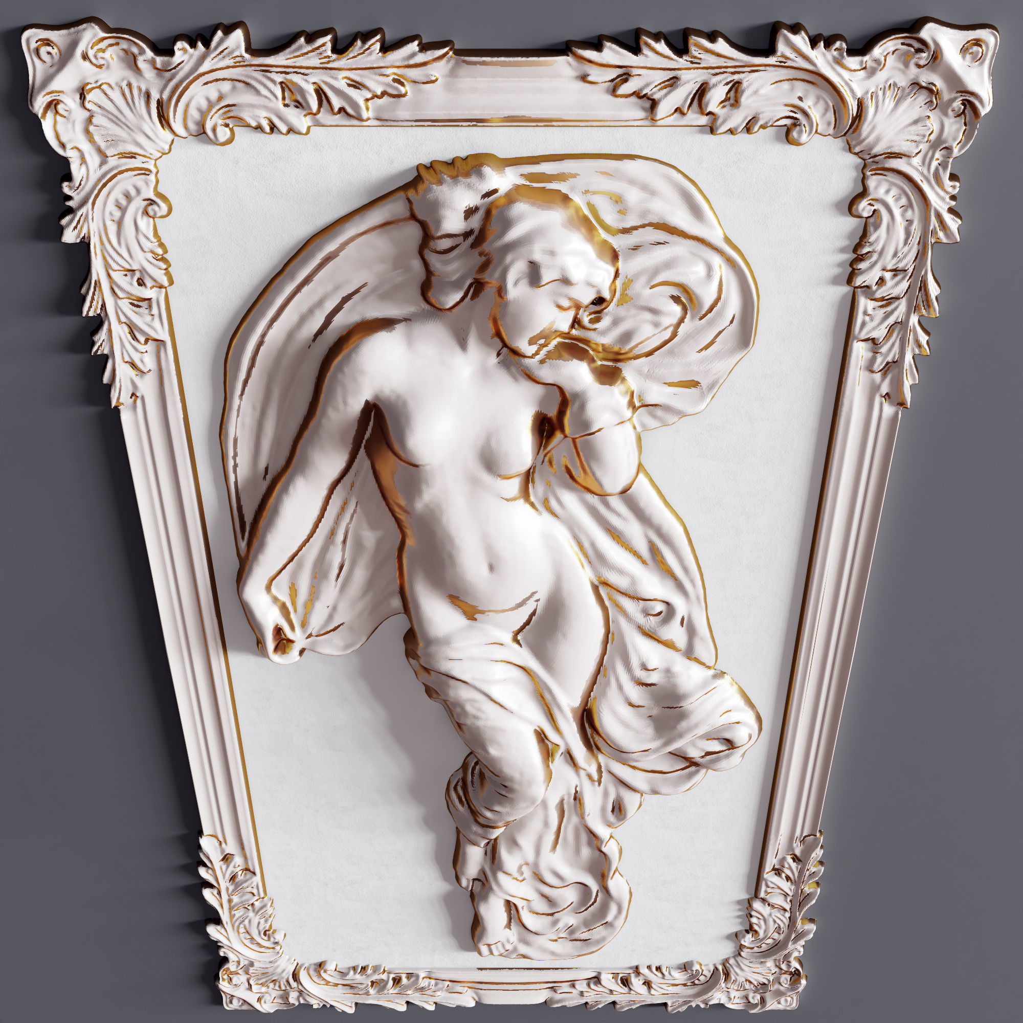 woman plaster 5 2015 3D model_1