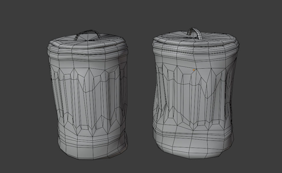 Garbage container 3D model_4