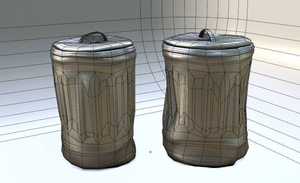 Garbage container 3D model_1