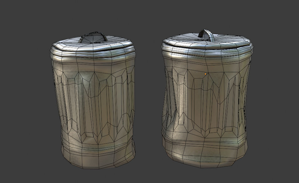 Garbage container 3D model_5