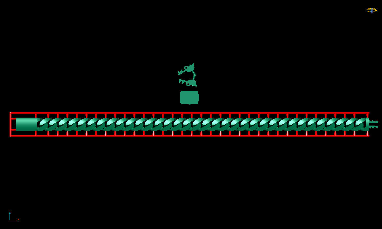 7MM Fusion Cuban Link Chain Bracelet 3D print model_9