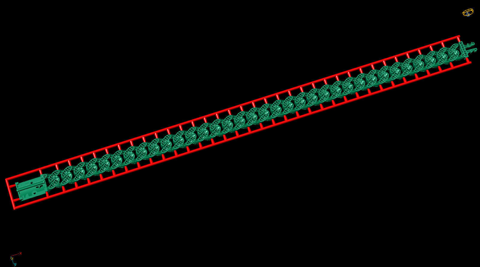 7MM Fusion Cuban Link Chain Bracelet 3D print model_8