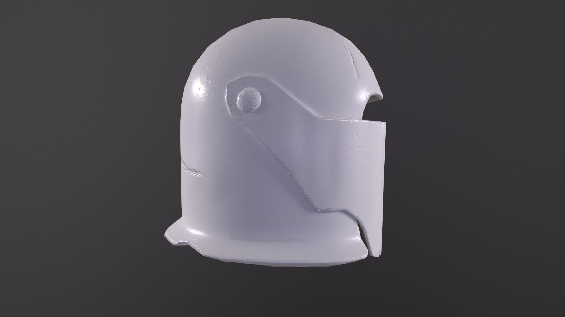 Helmets Pack with PBR materials game ready low poly 3D Model Collection_58