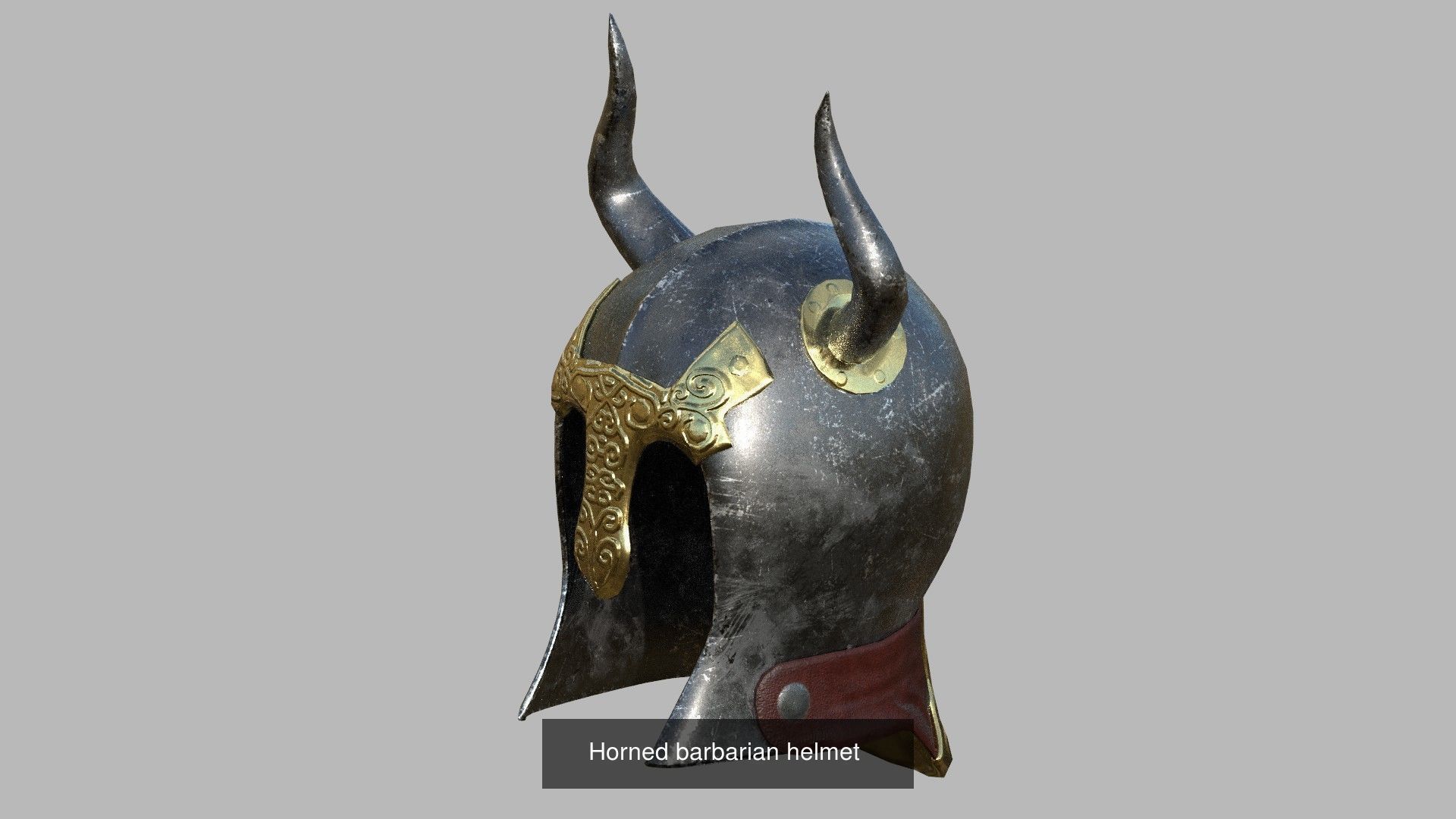 Helmets Pack with PBR materials game ready low poly 3D Model Collection_10