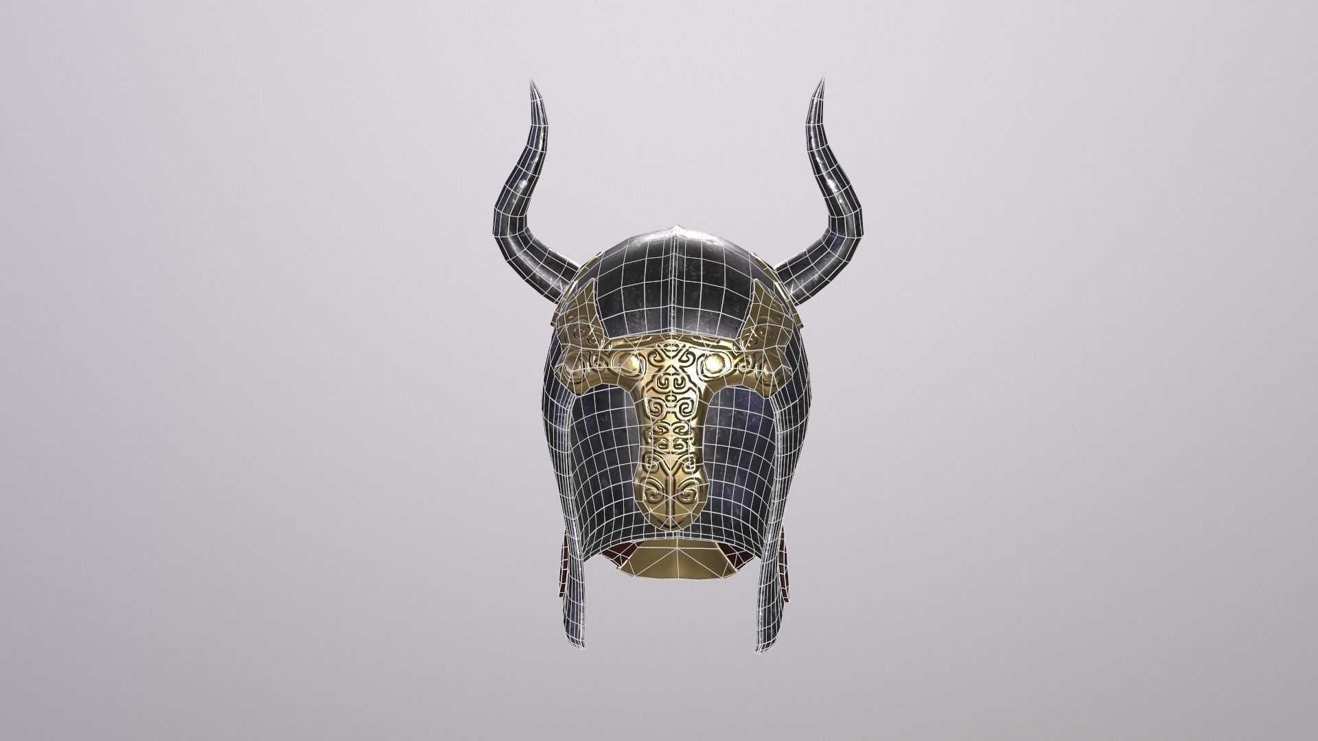 Helmets Pack with PBR materials game ready low poly 3D Model Collection_68