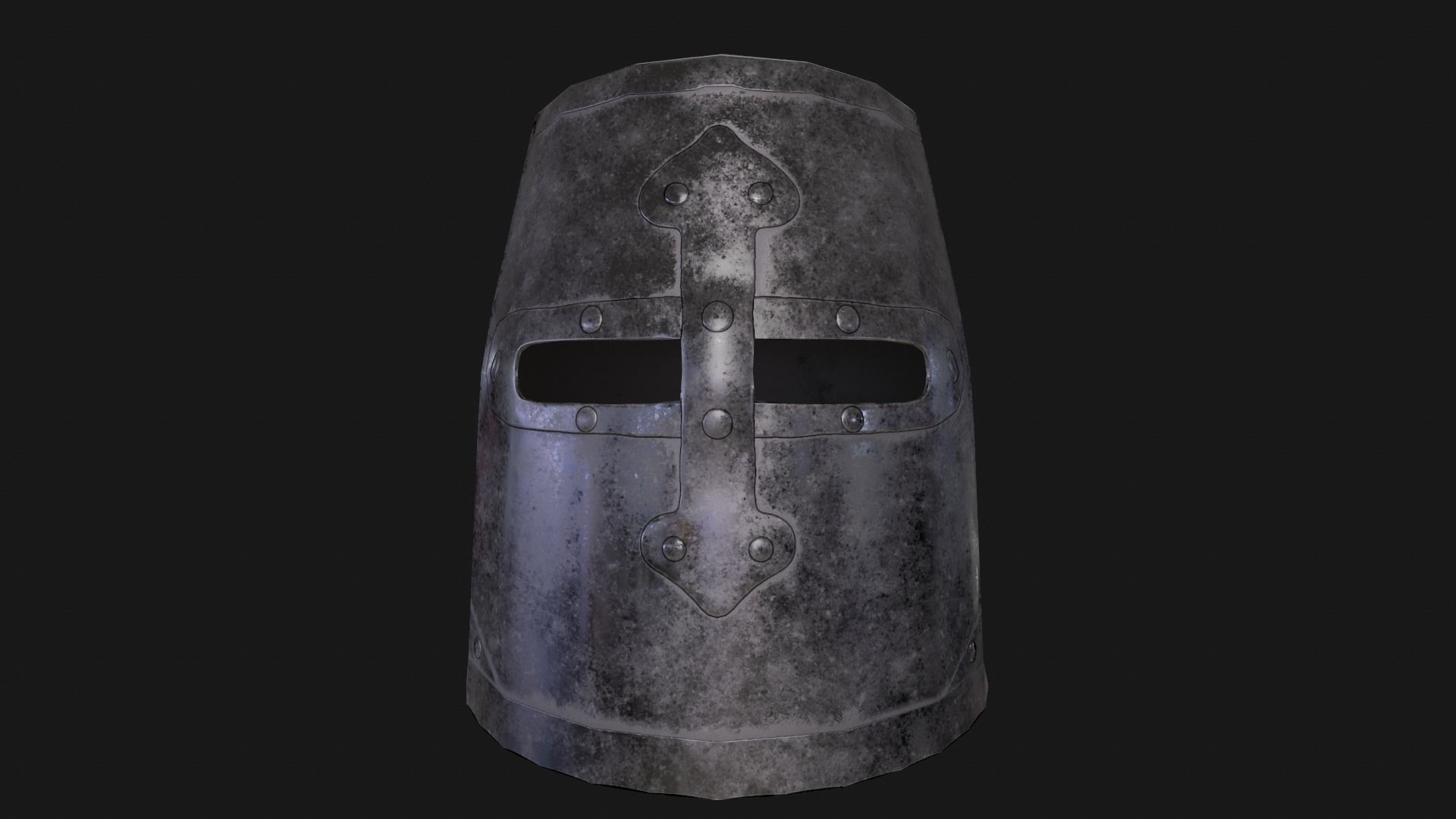 Helmets Pack with PBR materials game ready low poly 3D Model Collection_20