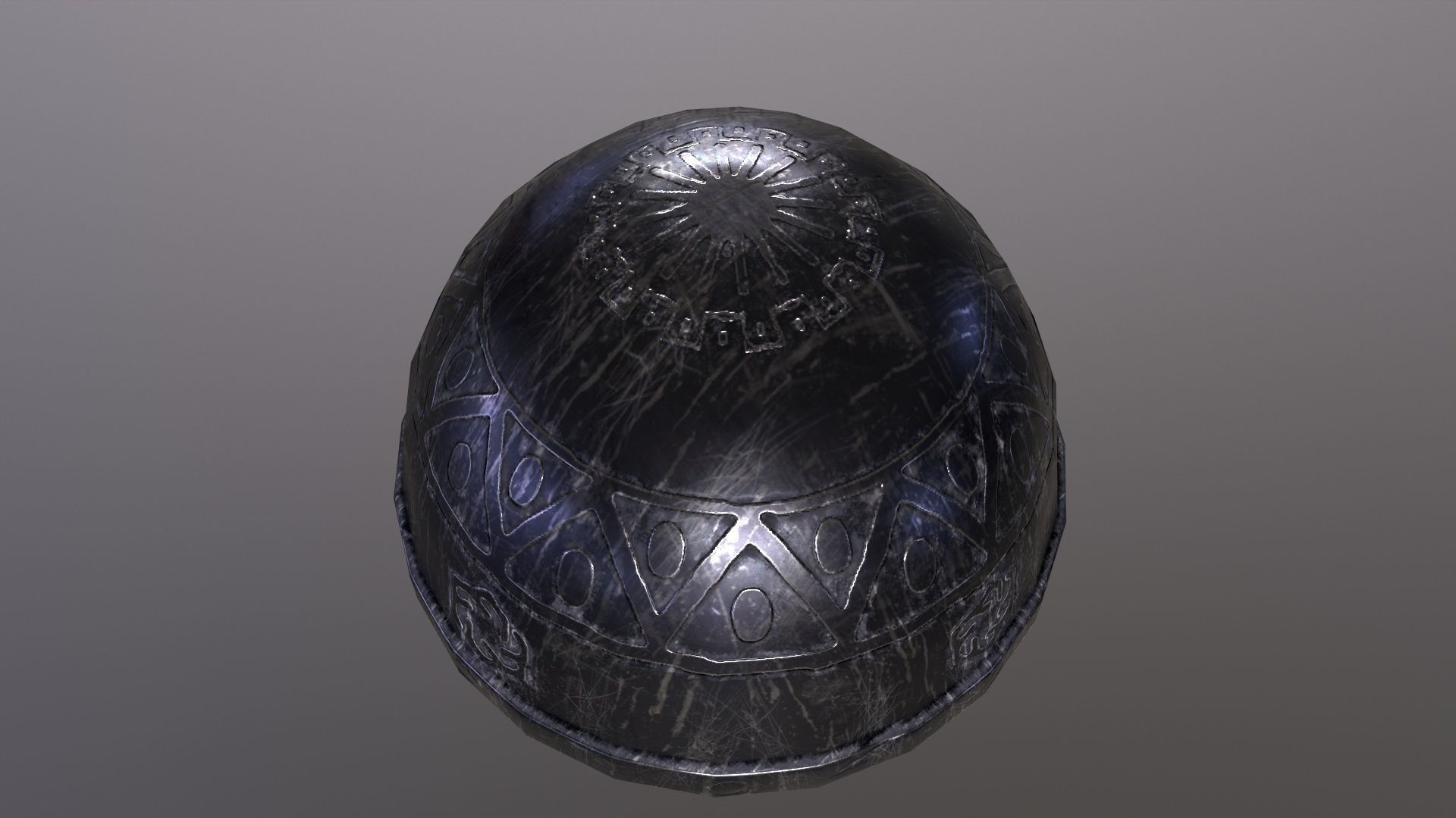 Helmets Pack with PBR materials game ready low poly 3D Model Collection_31