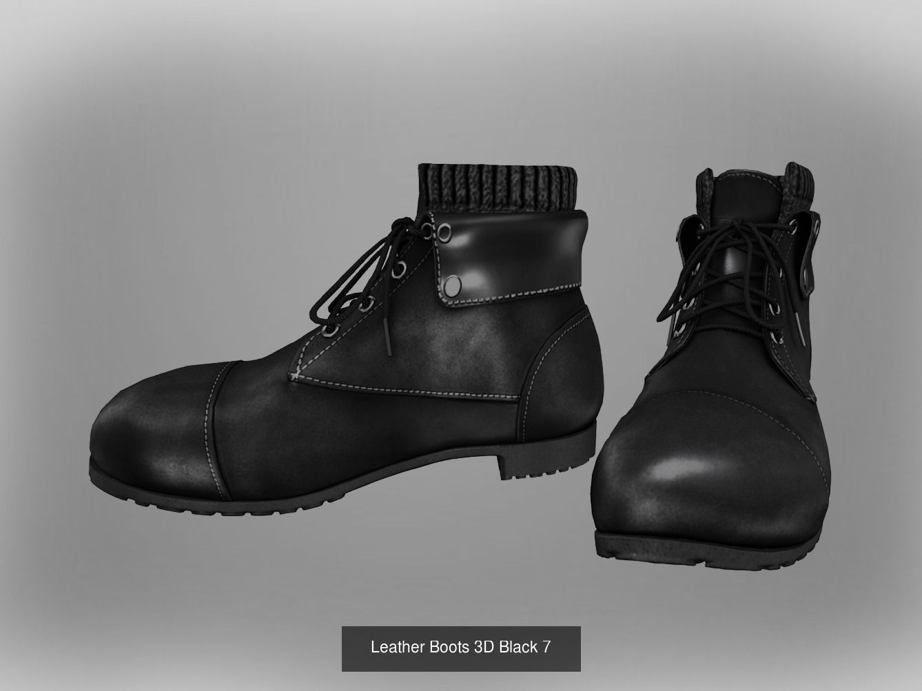 Boots and Sneakers 3D Model Collection _2