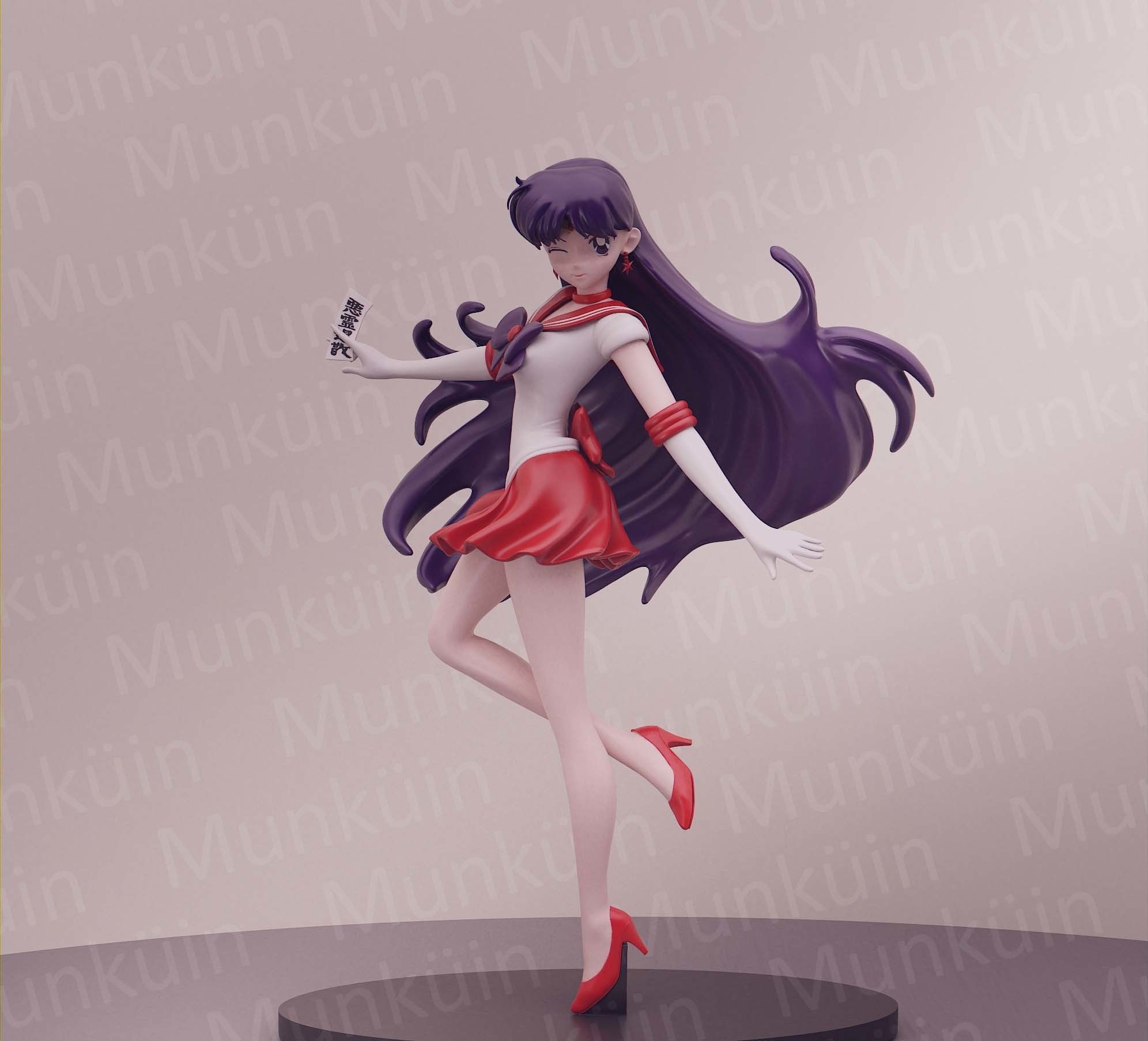 Sailor Mars-Rei Hino 3D print model_11