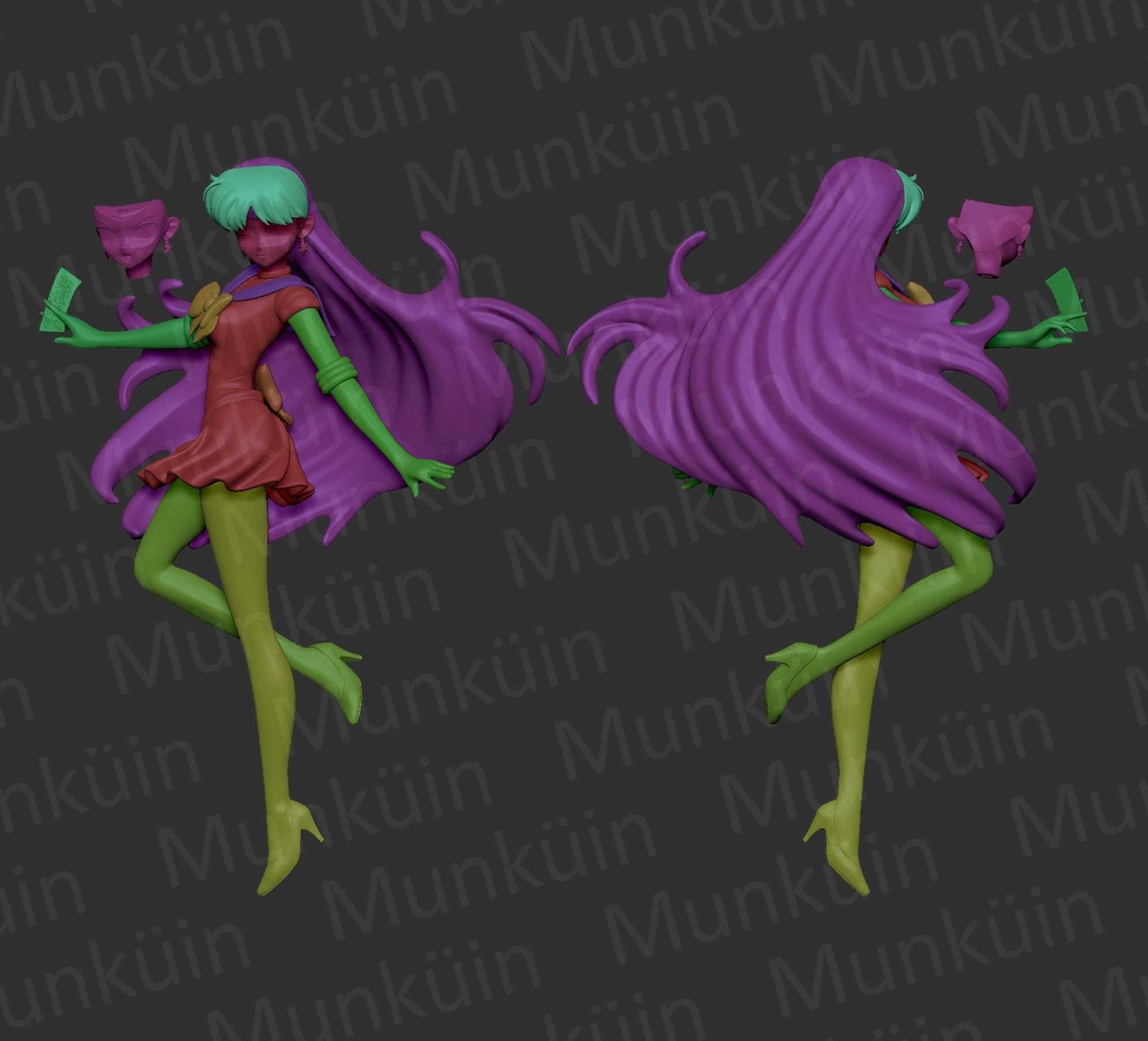 Sailor Mars-Rei Hino 3D print model_17