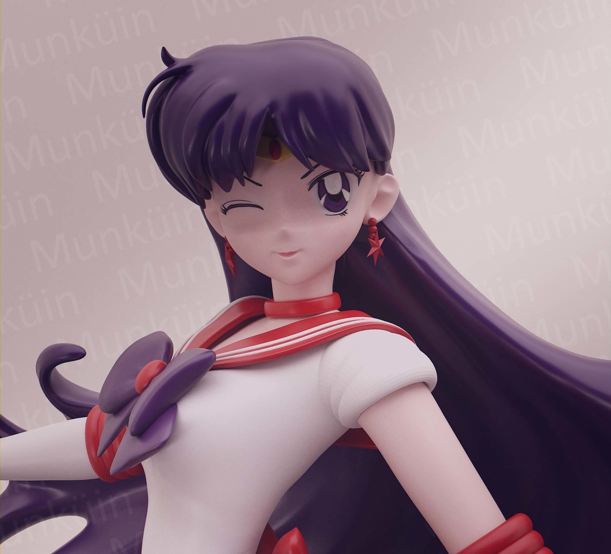 Sailor Mars-Rei Hino 3D print model_21