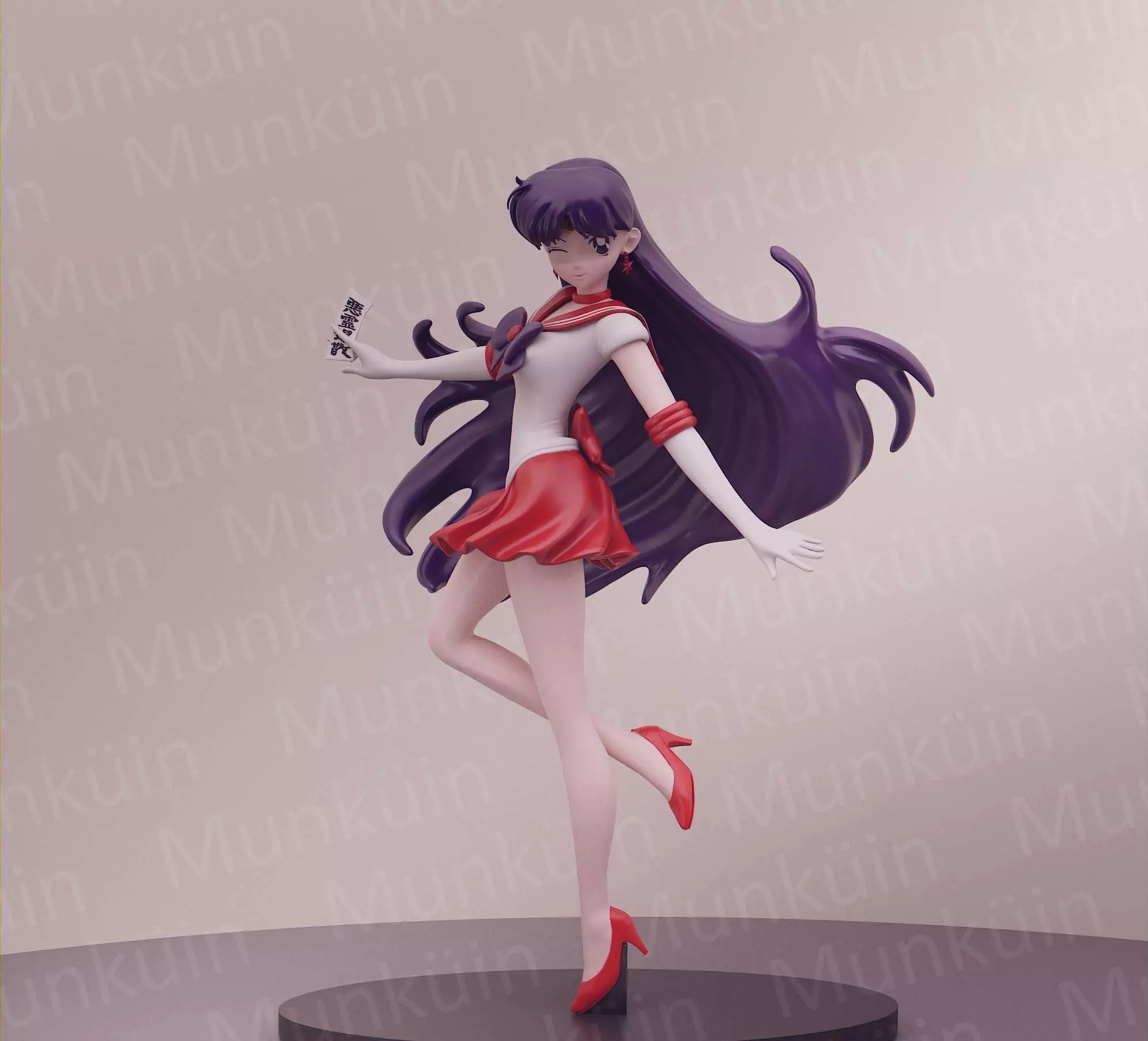 Sailor Mars-Rei Hino 3D print model_0