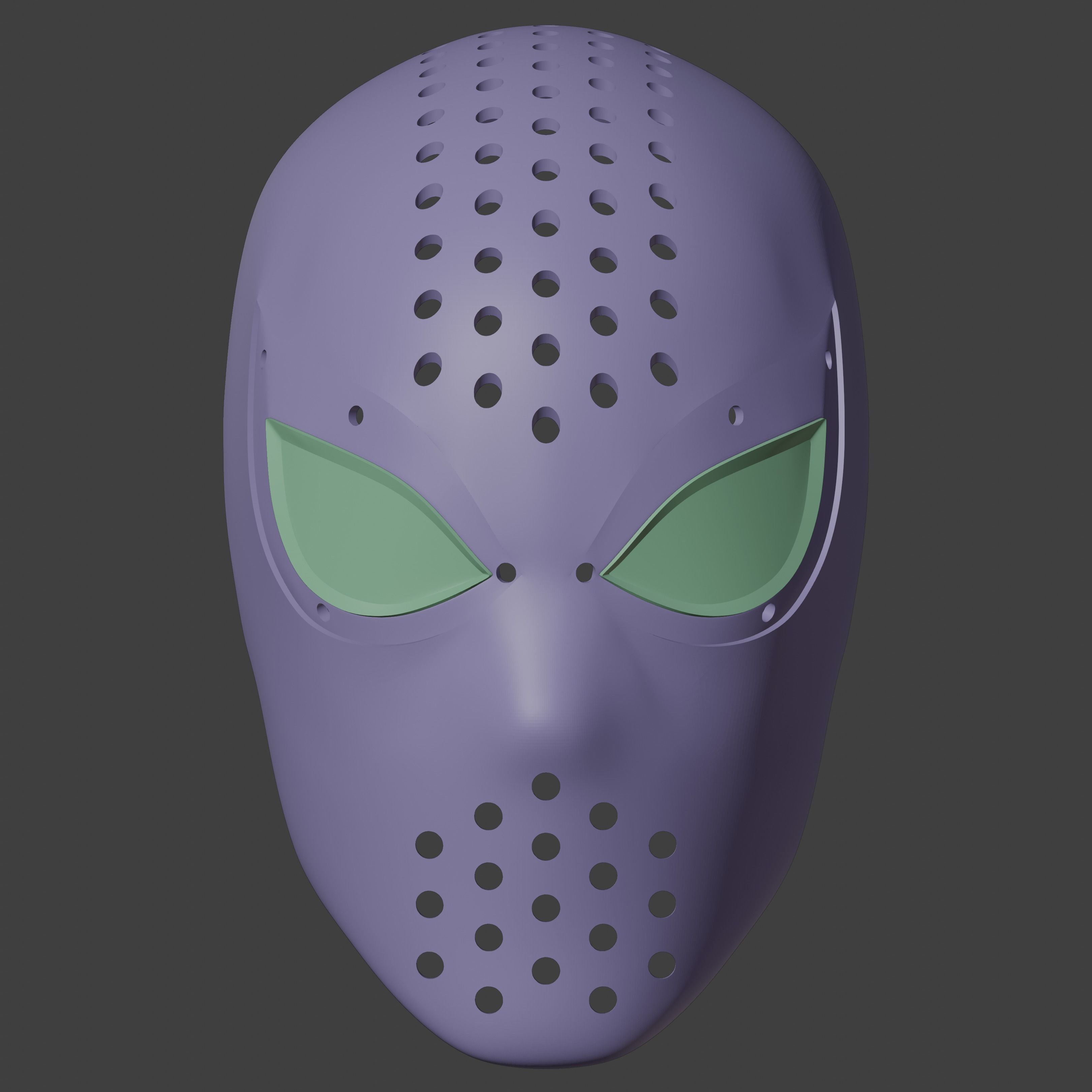 Spider-Man Lotus inspired Faceshell 3D print model_13