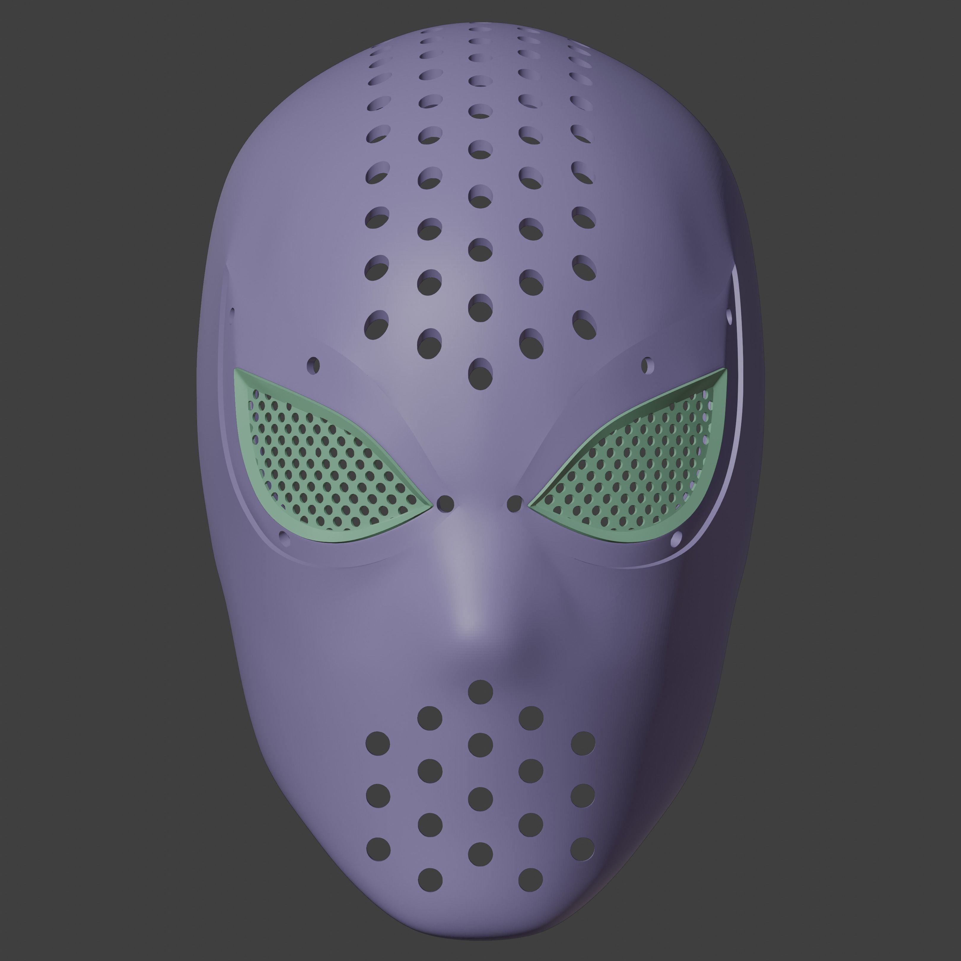 Spider-Man Lotus inspired Faceshell 3D print model_12