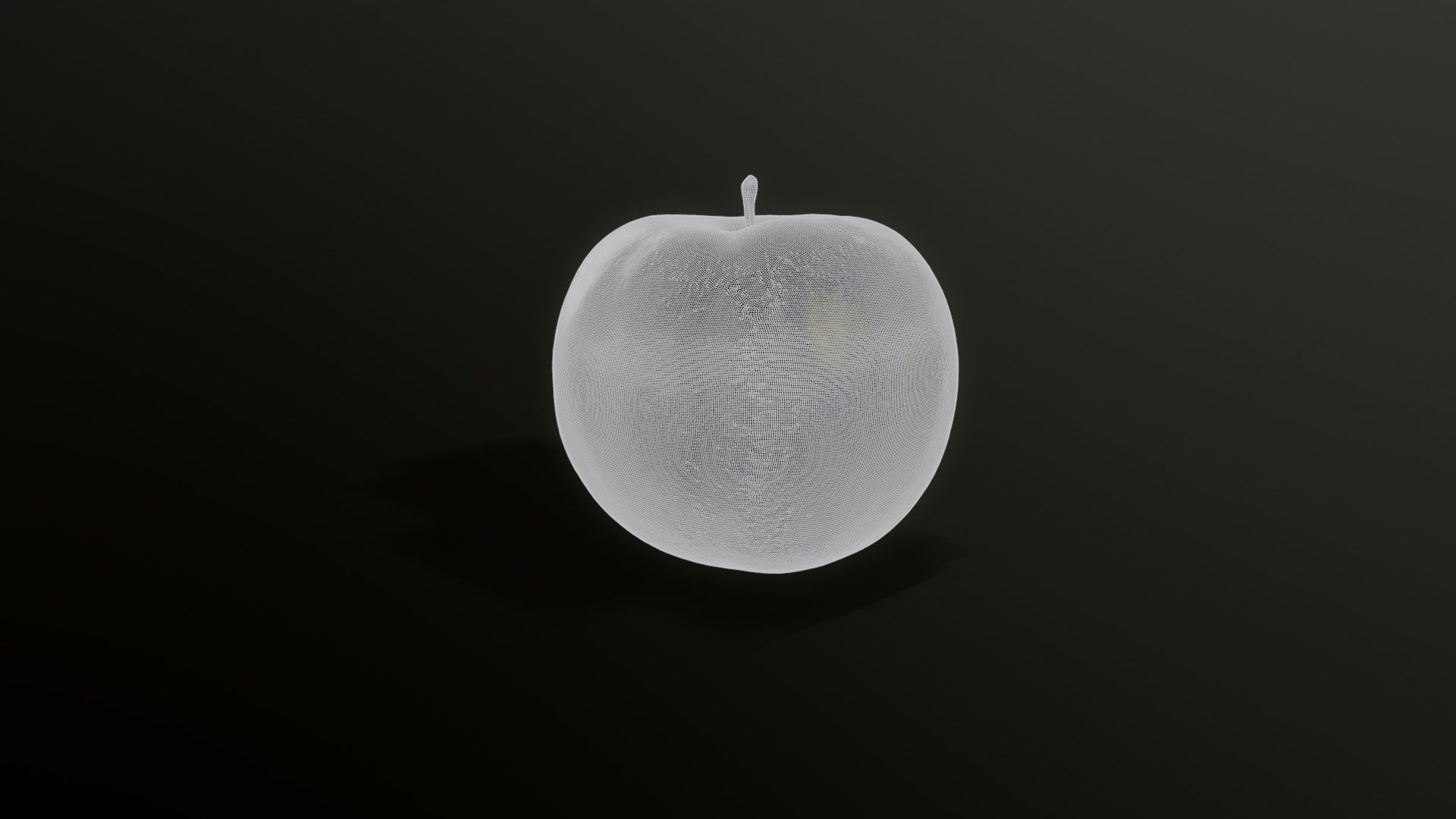 3D Scan Plum 01 Low-poly 3D model_3