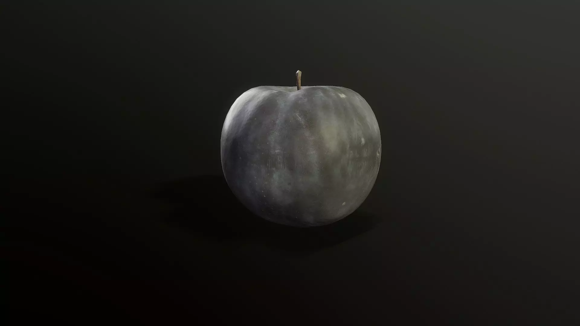 3D Scan Plum 01 Low-poly 3D model_0