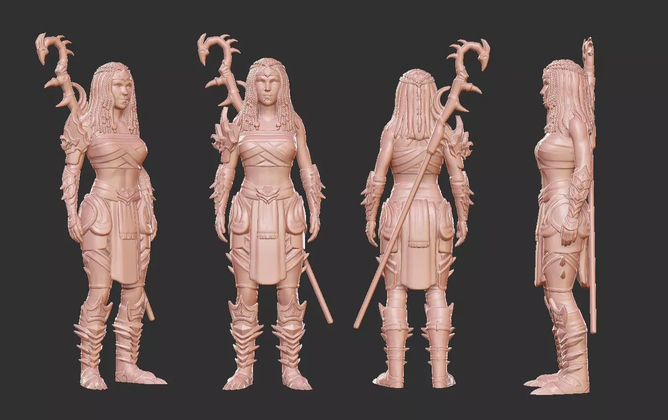 Elf Skyrim 3D print model_0