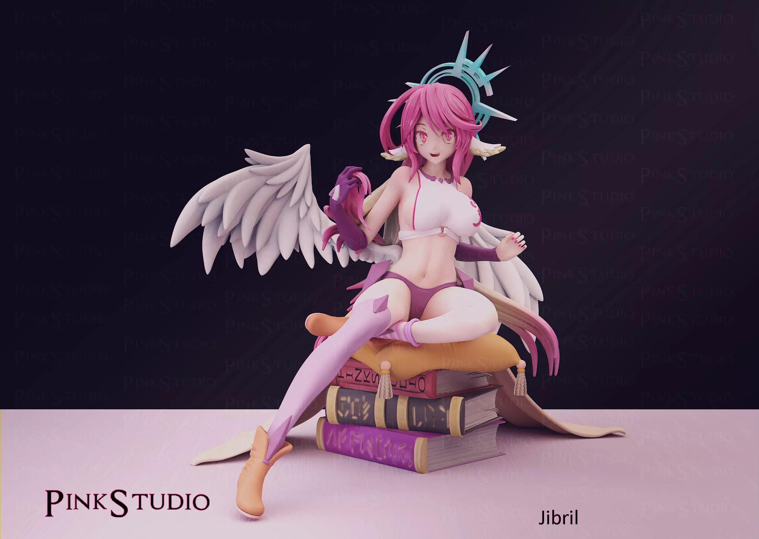 No Game No Life - Jibril 3D print model_0