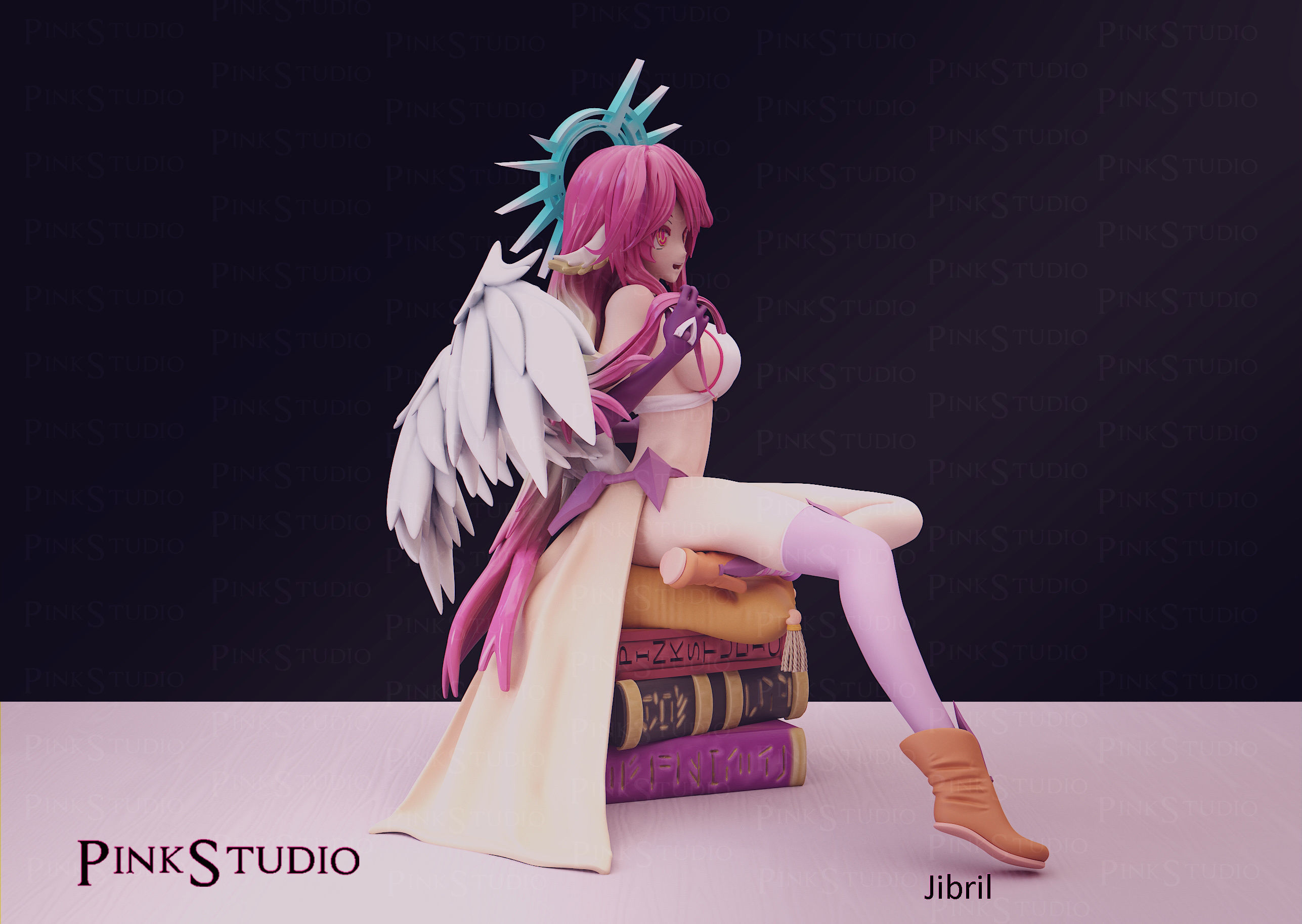 No Game No Life - Jibril 3D print model_2