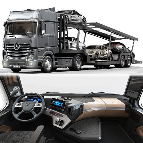 benz actros 3D model