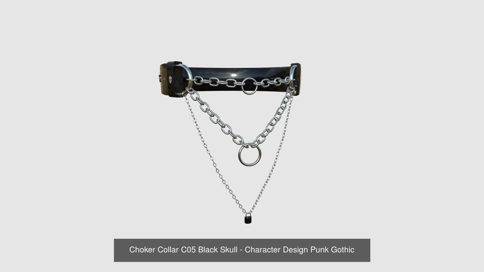 08 Choker Collar C Collection - Character Design Punk Gothic _5
